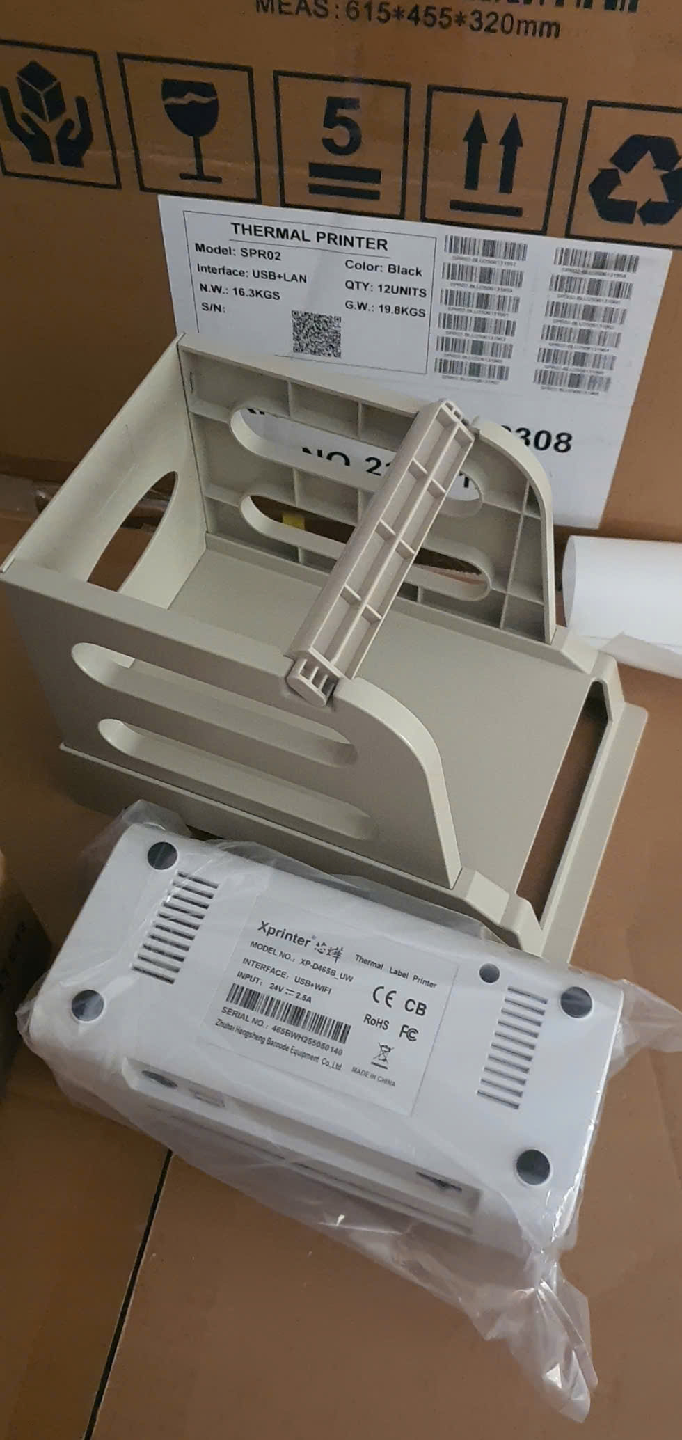 Máy in mã vạch Xprinter XP-D465B (USB+Wifi)