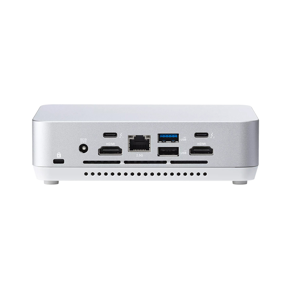 Bộ Mini PC Asus NUC 14 PRO Tall RNUC14RVSU5 (U5- 125H | 2xNVMe | 2x HDMI 2.1 | 2x DP 1.4a | VESA MOUNT | WHITE)