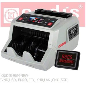 Máy đếm tiền OUDIS 9699NEW - Đếm 8 ngoại tệ