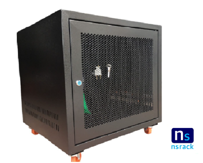 Tủ mạng NSRACK 19 Inch System 04U with 550mm Wide x 400mm Deep- DS Series (Black)