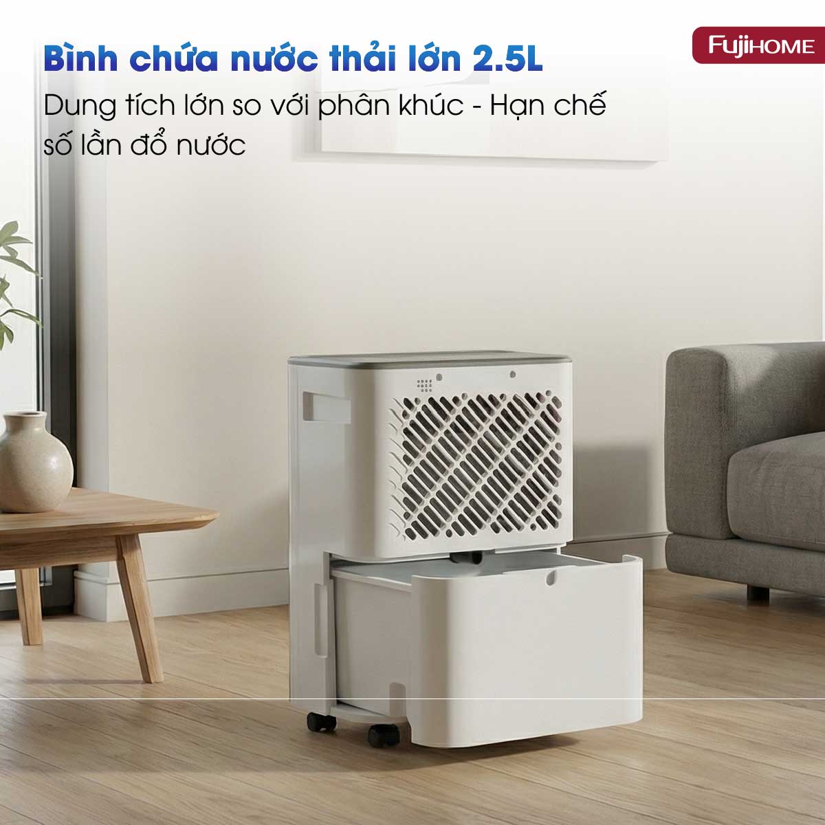 Máy hút ẩm dân dụng Fujihome DH16LITE