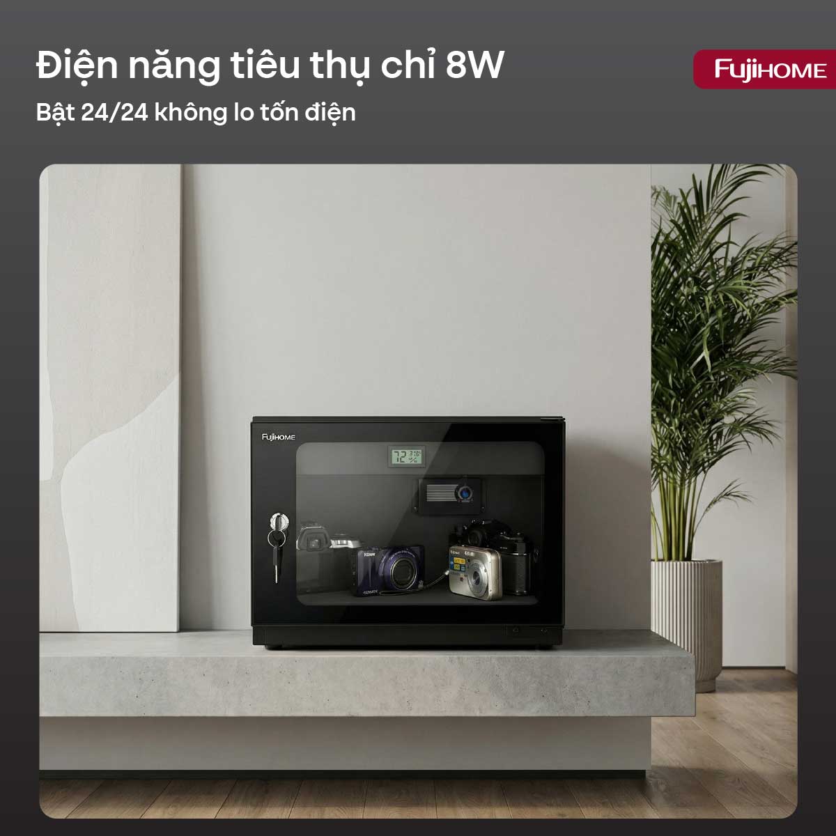 Tủ chống ẩm Fujihome DC-25M