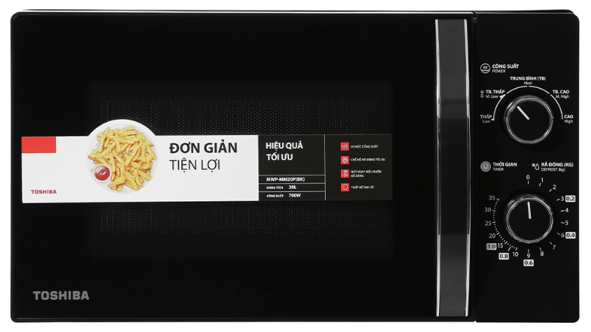 Lò vi sóng Toshiba MWP-MM20P(BK) 20 lít