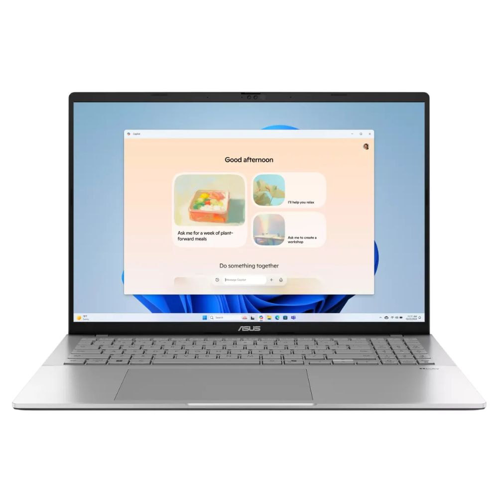 Laptop Asus Vivobook S S16 S3607VA-RP120W (Core 7 240H/ 16GB/ 512GB SSD/ 16 inch WUXGA/ 144Hz/ Win11/ Silver/ Vỏ nhôm)