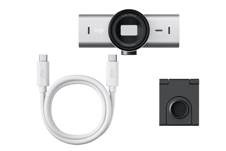 Webcam Logitech MX BRIO 4K Ultra HD Xám nhạt - 960-001561