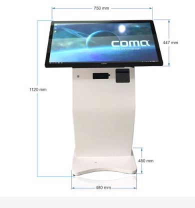 Máy Kiosk tra cứu thông tin ComQ Q-KIOSK 3240 TMT QR