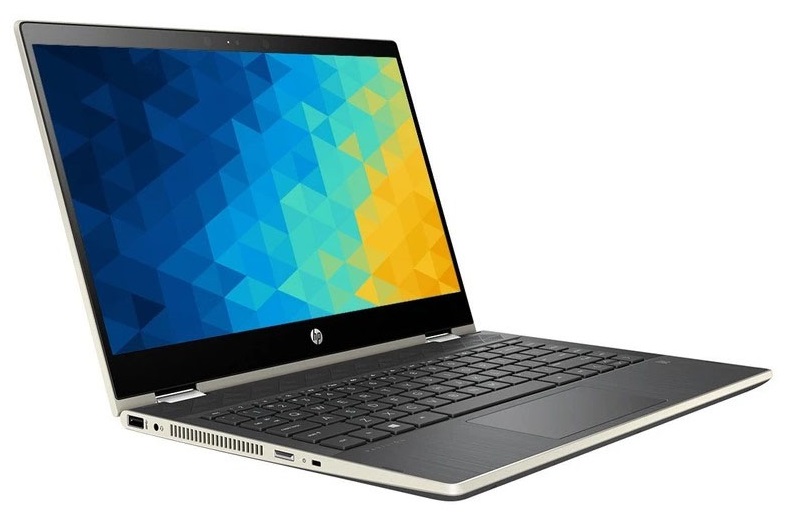 Laptop Hp Pavilion x360 14-dh1138TU/ i5-10210U-1.6G/ 8G/ 512G SSD/ 14"FHD Touchpen/ FP/ WL+BT/ Gold/ W10 (8QP75PA)
