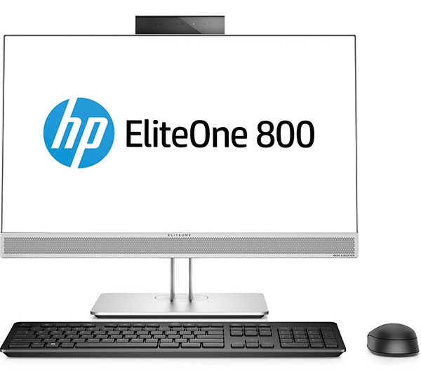 Máy tính All in one Hp EliteOne 800G5 AIO/ i5-9500-3.0G/ 8GB/ 1TB/WL+BT/ DVDRW/ 23.8''FHD-Touch+IPS/ Silver/ W10P (8GA59PA)
